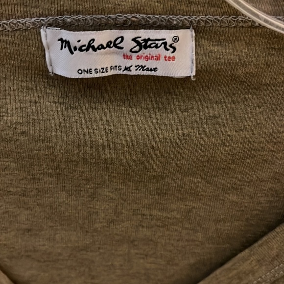 Michael Stars long sleeve henley - Picture 3 of 5